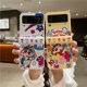 thumbnail image 2 of Funda de teléfono de dibujos animados para Samsung Galaxy Z Flip 3, 4, 5G, ZFlip3, ZFlip4, Flip3, Flip4 comercio de xuanjing unisex, 2 of 2