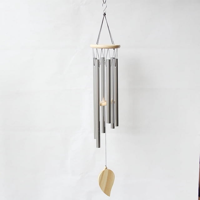 Campanillas de viento BLESSEDLAND 6 tubos huecos de aluminio, campanilla de viento de 28 pulgadas para jardín, patio y casa (azul). Vhermosa HMJM405-2