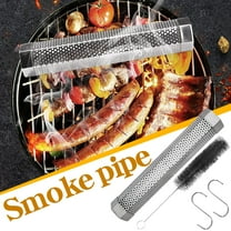 Ke1Clo Pellet Smoker Tube, 12 Inch Hexagon BBQ Wood Pellet Smoker, Portable Barbecue Generator for Grill, Meat, Cheese