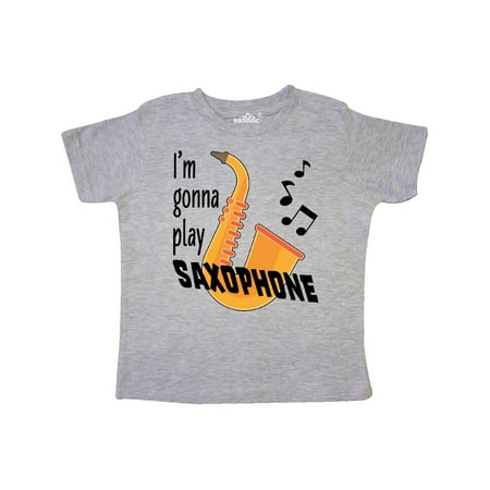

Inktastic I m Gonna Play Saxophone- music Gift Toddler Boy or Toddler Girl T-Shirt