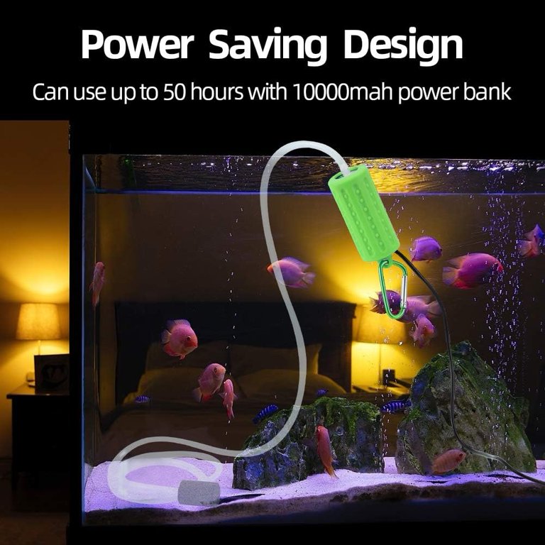 Portable Mini USB Aquarium Fish Tank Oxygen Air Pump Mute Energy