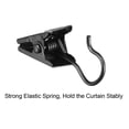 thumbnail image 3 of Curtain Clip Hook Set Clips for Photos Home Decoration 0.71"*0.35" 20 Pack Black, 3 of 7