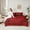 Black Red, variant on Manfei Boho Exotic Style 7-Piece Bedding Comforter Set,Retro Victorian Floral King Bedding Sets,Pink White Bed Sheets For Adults,Microfiber Bedroom Decor Reversible