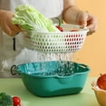 thumbnail image 2 of Binwennn Small Dish Rack Mat 6 PCS Kitchen Washing Bowl And Strainer Set Multifunctional Double Layered 𝖣𝗋𝖺𝗂𝗇 Basin And For Fruit Vegetables 6 PCS Kitchen Washing Bowl, 2 of 8