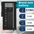 thumbnail image 2 of R8D7N 0R8D7N Laptop Battery Replacement for Dell Latitude 5400 5410 5500 5510 Precision 3540 3550 7590 7591 7791 2-in-1 Series(11.4V 51Wh 4470mAh), 2 of 11