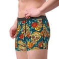 thumbnail image 2 of Fotbe Skull And Flowers Men’s Total Support Pouch Boxer Briefs, X-Temp Cooling, Moisture-Wicking Underwear, Regular, Long-leg and Trunk-Medium, 2 of 6