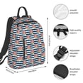 thumbnail image 4 of Daiia Popcorn On Blue Lines School Backpack for Men and Women Lightweight Backpack Durable Backpack Water-Resistant,Travel,Work Bag, 4 of 9