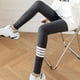 thumbnail image 4 of Forro Polar Para Mujer, Mallas Gruesas Elásticas De Cintura Alta Con Tira De Hilos, Pantalones De Yoga Cálidos Térmicos Para Invierno, Pantalones Para Senderismo Y Correr Minnieouse HA046624-02, 4 of 6