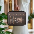 thumbnail image 4 of FKELYI Brown Lion Cross Print Bible Cover PU Leather Church Bible Bag Zippered Book Carrier Bags Portable Book Organizer Holder with Top Handle for Women Men Outdoor Study, 4 of 6