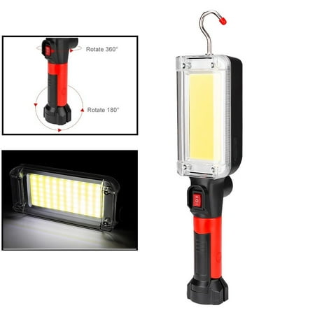 

Emergency Cob Led Work Light Floodlight Usb Rechargeable Magnetic Hook Clip