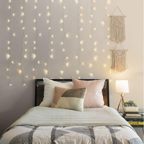 Merkury Innovations 4.2 FT. W x 5 FT. H Smart Wi-Fi Curtain Lights, Smart Wi-Fi Curtain Lights