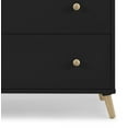 thumbnail image 7 of Delta Children Essex 3 Drawer Dresser with Interlocking Drawers - Greenguard Gold Certified, Ebony/Natural, 7 of 7