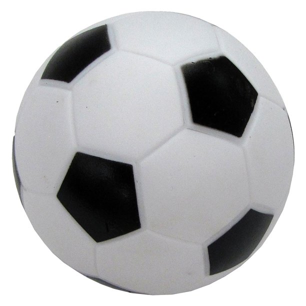Boss Pet 51341 Vinyl Soccer Ball Dog Toy with Squeaker