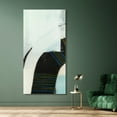 thumbnail image 3 of "Kabuki I A" Frameless Free Floating Reverse Printed Tempered Art Glass Wall Art, 3 of 5