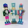 thumbnail image 1 of Christmas Party Nutcracker Decoration Delicate Wooden Nutcracker Statue Christmas Decoration, 1 of 5