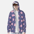thumbnail image 3 of Pofeuu Cute Pig Print Sun Protection Outdoor Lightweight Full Zip UV Cooling Hoodie Long Sleeve Summer Clothing for Outdoor Hiking-Large, 3 of 5