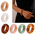 thumbnail image 4 of Lerpwige Elegant Color Transition Acrylic Bracelet Modern Circular Jewelry For Women Girl, 4 of 20