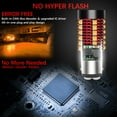 thumbnail image 3 of Xotic Tech 2pcs Anti Hyper Flash 1157 2057 7528 BAY15D LED Turn Signal Light Bulb, Built-in Load Resistor Yellow Orange Extremely Bright LED Bulb for Front Rear Turn Signal Lamp, Error Free, 3 of 7
