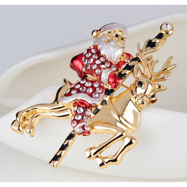 Broche Père Noël - Décorative - Neuf Sans Emballage