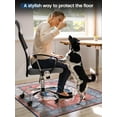 thumbnail image 2 of Office Chair Mat for Hardwood Floor, 48x60 Red Non-Slip Desk Mat for Rolling Chairs, 2 of 5