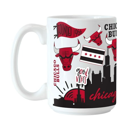 

Chicago Bulls 15oz. Native Ceramic Mug
