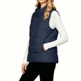 thumbnail image 5 of IUYRTFE Women's Quilted Zip-Up Vest Stand Collar Sleeveless Lightweight Puffer Gilet, 5 of 9