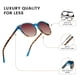 thumbnail image 4 of Gafas de sol DUCO Retro Round UV400 polarizadas para mujer y hombre, 4 of 6