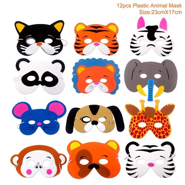 Suministros de animales de la selva, vajilla, adornos para fiesta de cumpleaños, niños, niño, jungla, Safari, fiesta temática, decoración, bosque verde Tan Jianjun unisex