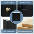 thumbnail image 6 of Christopher Knight Home 30" Bathroom Vanity with Ceramic Sink, Soft-Close Door and 3 Drawers, Black, 6 of 13