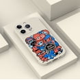 thumbnail image 4 of Exprese su personalidad: cubierta de teléfono plateada mate de doble capa con diseño de dibujos animados caprichosos para iPhone 15 Pro Max 14 13 12 Pro 11, 4 of 4