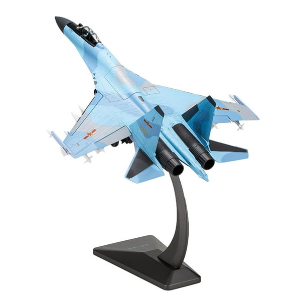 Avión SU35 a escala 1:48, caza de aleación, regalos para adultos, colecciones de avión con Base, modelo de avión para decoración de salón