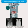 thumbnail image 3 of Universal Bathroom Floor Drain Shower Drainage Modern Bathroom Floor Drain Quick Drainage not Backflow Shower Trap, 3 of 8