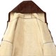 thumbnail image 3 of Ceisia Men Solid Color Hooded Zipper Lamb Gift Fleece Warm Long Sleeve Casual Cardigan Jackets, 3 of 8