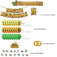 thumbnail image 4 of 40 Piece Set Dinosaurs Theme Party Tyrannosaurus Kids Birthday Party Decoration Props Celebration Banner Balloons Cake Toppers Supplies, 4 of 10