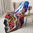 thumbnail image 3 of Anime Yu-Gi-Oh! Zexal Flannel Blanket Cozy Ultra-Soft Micro Throw Blanket For Bed Sofa Couch Car Office Camping Travel All Season Fleece Blanket 40"x30", 3 of 8