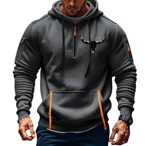 Sudadera con capucha para hombre, sudadera con capucha de manga larga estampada, sudadera con capucha de bolsillo, ropa de trabajo, sudadera con capucha para hombre, blusa de poliéster