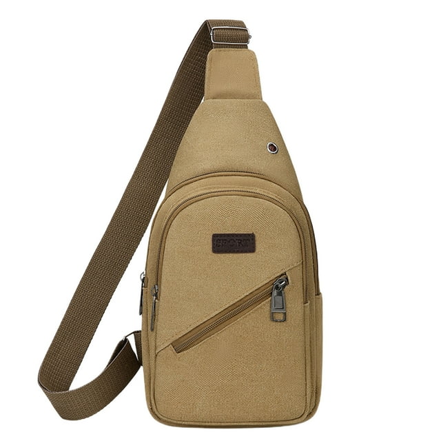 EGNMCR Sac à Bandoulière Sac à Dos Crossbody avec Trou USB avec Trou pour Écouteurs Sangle Sac à Dos Sac à Dos de Randonnée Sac Poitrine Crossbody Polyvalent Sac Poitrine