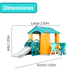 thumbnail image 2 of PLAYOUT KIDS | Casita Infantil Cabin de Madera para Niños Juegos de Interior y Exterior, 2 of 4