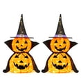 thumbnail image 2 of 2Packs 3ft Collapsible Lighted Jack-O-Lantern Halloween Decor 176 LED Pop-Up Pumpkin Lamp Wizard Hat Cape Metal Frame For Indoor Outdoor Yard Decor, 2 of 13