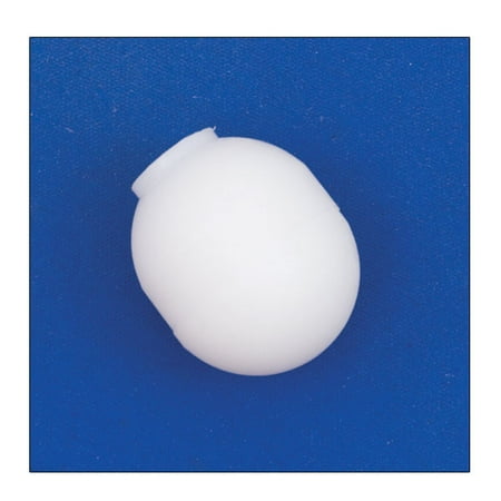 Mushroom Cane Tip- Non-Rolling Without Stem - 1-2 inch -White