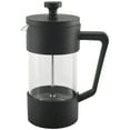 thumbnail image 1 of French Press Coffee & Tea Maker, Thickened Borosilicate Glass Coffee Press Rust-Free and Dishwasher Safe,Black, 1 of 8