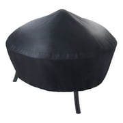 Mainstays 26 Round Iron Outdoor Wood Burning Fire Pit, Black