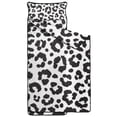 thumbnail image 2 of White and Black Of Leopard Print Toddler Nap Mats for Kids Preschool,Sleeping Mat Bag or Kids,Toddler Sleeping Bag,Toddler Nap Mat or Daycare, 2 of 6
