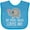 Turquoise, variant on Inktastic My Great Uncle Loves Me Boys or Girls Baby Bib