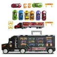 thumbnail image 3 of Toy Truck Super Mega Extra Large Tractor Trailer Car Collection Case Carrier Transport Toy Truck For Kids Includes 12 Cars 1 Small Tractor Trailer & 6 More Accessories, 3 of 7