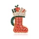 thumbnail image 1 of Yuarrent Decorado Árbol de Navidad Botas de Papá Noel Muñeco de nieve Campana Broche Bufanda Collar Solapa Broche de Navidad Regalo de niña Kits de decoración para fiestas No.87 Yuarrent JR0793-87, 1 of 6