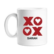 Personalized XOXO 11 oz White Coffee Mug