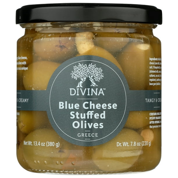 Divina Olives Stuffed With Blue Cheese in Brine, 7.8Ounce Jars (Pack of 3) Walmart.ca