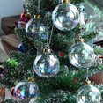 thumbnail image 4 of 12Pcs Clear Iridescent Baubles Balls Christmas Tree Ornament Diy Decor 2.4inch, 4 of 10