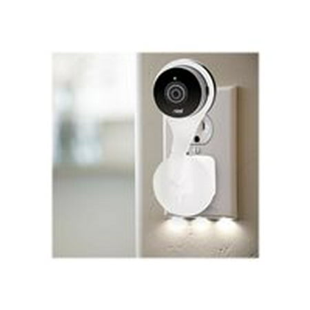 Wasserstein - 360° Swivel AC Outlet Mount for Nest Cam and Dropcam PRO Security Cameras - White